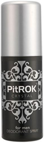 PitROK Crystal Natural Deodorant Spray for Men 1 x 100 ml, Pump Spray, Vegan, Cruelty Free, Sensitive Skin Deodorant