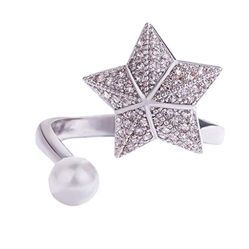 image for Chirpa Rings Engagement Wedding Zirconia Ring for Women Surprise Gifts