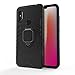 DWAYBOX Xiaomi Redmi Note 6 Pro Case Iron Man Design 2 in 1 Hybrid Heavy Duty Armor Hard Back Case Cover with Ring Holder for Xiaomi Redmi Note 6/Redmi Note 6 Pro 6.26 Inch (Black)