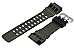 Casio 10517710 Genuine Factory Replacement Green Resin Band fits GG-1000-1A3