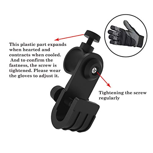 Weltool HM2 Helmet Flashlight Mount Holder - Work Flashlight Clamp Fit for 3M MSA V-Gard Hard Hat - Portable Plastic Torch Side Mount Flashlight Holder for Hard Hat - Plastic Light-Weight Multi-Angle - Thumbnail 5