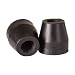 DMI Rubber Walker and Cane Tips with Metal Inserts, &frac34; Inch, Black, 2 Count primary
