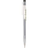 MUJI - 0.5mm Black Smooth Gel Ink Retractable Ballpoint Pen (10 Pieces)