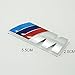 M Tri Color Fender Side Emblem LOGO Decal Badge Sticker For All BMW