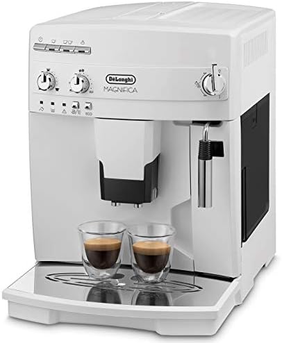 【エントリーモデル】デロンギ(DeLonghi)  マグニフィカ 全自動コーヒーメーカー ミルク泡立て手動 ホワイト ESAM03110W