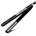 Huachi Professional Hair Straightener Travel Flat Irons for Hair Dual Voltage 110V- 220V, Portable Slim Hair Irons with Titanium Plates Touch Screen Feature, Instant Heat Up, Black, 1 inch…