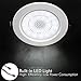 Pyle 3.5″ Pair Bluetooth Flush Mount In-wall In-ceiling 2-Way Home Speaker System Built-in LED Lights Aluminum Housing Spring Loaded Clips Polypropylene Cone & Tweeter Stereo 140 Watts (PDICBTL35)thumb 2