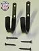 Gun Rack Shotgun Hooks Rifle Hangers Archery Bow Felt Lined Wall Mount Storage (Handmade in the U.S.A.)