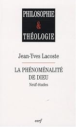 La  phénoménalité de Dieu