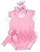 Mud Pie Baby Girl One Piece Crawler Bodysuit