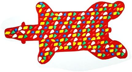 Acupuncture Walking Carpet Children Feet Massage - Red Bear Mat For Home - Healthy Sole Massager