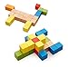 Lewo Wooden Building Blocks Games Children Educational Stacking Toys Kids Toddlers 100 Pcs