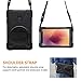 Gzerma for Samsung Galaxy Tab A 8.0 Case SM-T380 2017 (Not T387 2018), Child Proof Handle Shoulder Strap, Kickstand, Screen Protector, Heavy Duty Rugged Cover for Samsung Tab A 8.0 Inch Tablet, Black