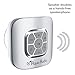 AquaAudio Cubo – Portable Waterproof Bluetooth Speaker Suction Cup Showers, Car, etc. - Pairs All Bluetooth Devices + Siri Compatible - 10 Hours Playtime/Built-in Mic (Silver)