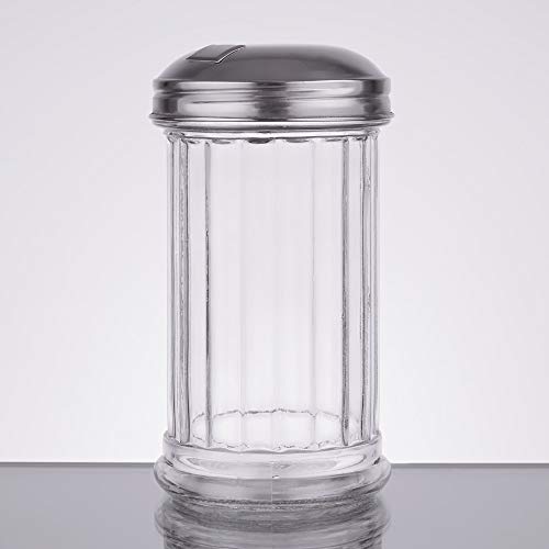 Tzipco's Flip Cap Glass Sugar Dispenser 12 Ounce (Pack of 4) - Thumbnail 3