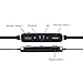 Jave Bluetooth Headphones, Bluetooth 4.1 Wireless Sports Earphones Lightweight Stereo Earbuds with Magnetic Connection, Sweatproof Sports Headset with Metallic Housing & Built-in Mic (Black)