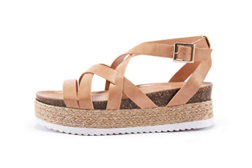 low wedge strappy sandals