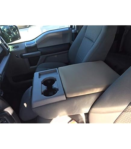 Ford F150 04-08 Center Console Jump Seat Lid Beige Cream Leather 04-08