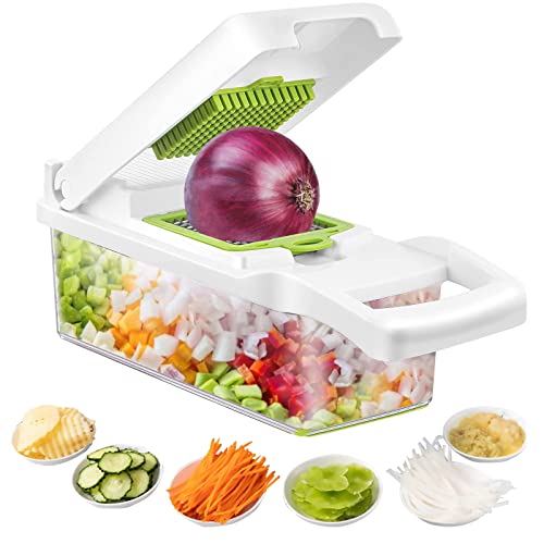 Onion Chopper Mutilfunctional Vegetable Chopper Dicer Slicer Cutter