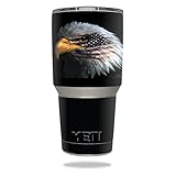 MightySkins Protective Vinyl Skin Decal for YETI 30 oz Rambler Tumbler wrap cover sticker skins Eagle Eye