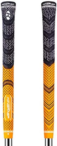 KINGRASP Golf Grips Set of 2(Free 2 Tapes) Soft Rubber Golf Clubs Grips, Anti-Slip Ecological Cotton Yarn Thread TechnologyMidesize Standard Size,Material Super Stability Golf KINGRASP Golf Grips Set of 2(Free 2 Tapes) Soft Rubber Golf Clubs Grips, Anti-Slip Ecological Cotton Yarn Thread TechnologyMidesize Standard Size,Material Super Stability Golf