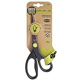 Onyx and Green Scissors, 6.75-Inch, Pointed Tip, Corn Plastic Handles (3205)