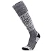 Pure Athlete Alpaca Ski Socks – Men Warm Wool Sock, Women Skiing, Snowboarding