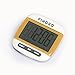 PINGKO Supreme Quality Walking Pedometer with Clip ,Extremely Accurate Step Counter, Walking Distance Miles and Km, Calorie Counter,Exercise Time -Calories Burned | 18 Month Warranty - Orange