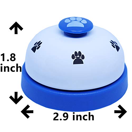 PerriRock Dog Training Bell 2 Set of Call Bell Dogs Footprint Pet Call Dog Bells for Potty Training - Thumbnail 3