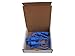 Grunge Armor | 6-Pack | Dust Cap, Fits Male ISO/Pioneer Style Hydraulic Quick disconnects Like 8010-4, 6602-8-10, and Others. Blue Molded Cap with Retention Ring Keeps Cap Attached to Hose