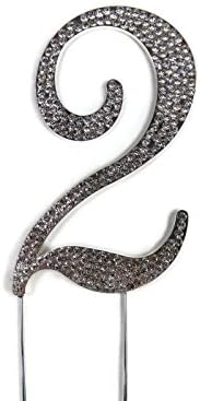 Crystal Birthday Cake Number Topper - Create Any Age - 2