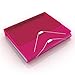 Samsill Duo 2-in-1 Document and File Organizer, 1 Inch 3 Ring Binder + 7 Pocket Accordion/Expanding File, Hot Pink