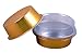 Cutequeen 130ml Golden Aluminum Foil Cups FOR Muffin Cupcake Baking Bake Utility Ramekin Cup (100pcs)