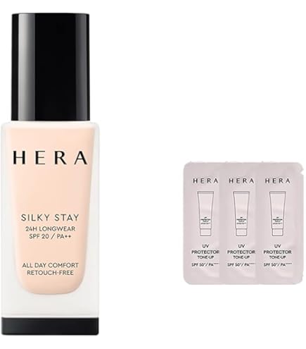 Amazon.com : HERA Silky Stay 24H Longwear Foundation SPF20/PA++30