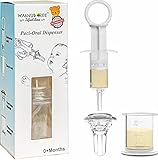 3 in 1 FDA Approved US Pediatricians Tested Paci-Oral Liquid Dispenser| Pacifier Integrated Medical Dispenser + Measuring Cup| FDA Food Grade Silicone| Choke Free