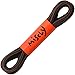Miscly Round Boot Laces [1 Pair] Heavy Duty and Durable Shoelaces for Boots, Work Boots & Hiking Shoes (Black/Brown, 45 inches (114 cm))