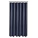 Maytex Waffle Fabric Shower Curtain, 70 inch x 72 inch, Navy