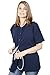 Post Surgery Mastectomy Shirts with Drain Pockets - Premium Cotton Post Mastectomy Shirts for Women - Mastectomy Recovery Must Haves - (Navy/Small)
