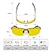 BLUPOND Night Vision Glasses for Driving For Men Women - Yellow Tint Anti Glare Glasses for Nighttime - Knight Visor