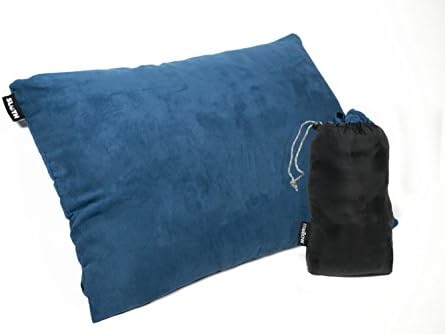 Sloth Mellow Lightweight Camping and Backpacking Pillow, Inflatable Pillow Plus Comfortable Foam, Compressible for Travel, Soft Removable Cover, Built in Stuff Sack, Perfect for Hiking and Airplanes