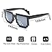 Oeyeo Thug Life Glasses 8 Bit Pixelated Mosaic Gamer MLG Photo Props Party Sunglasses for Adults (12 Pixels)