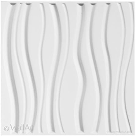 ArtWall 3D Wall Panels - Textured Wall Tiles (12/Box) 32 sqft- Sands Design.