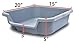PuppyGoHere Dog Litter Box, Blacksmith Black Color, Small Size, Durable & Pet Safe Puppy Litter Box, Indoor Open Top Entry Dog Litter Pan, Comfortable for Dogs, Great for Small Dogs up to 6 lbs