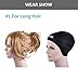 Aegend Solid Silicone Swim Cap, Comfortable Fit Swim Caps Swimming Cap for Men Women Adults Youths, 3D Ergonomic Design, Black