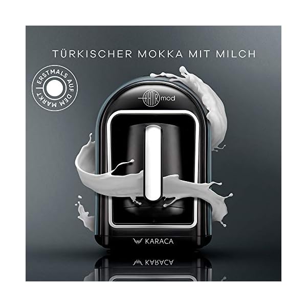 KARACA Hatır Mod Silver Türkische Kaffeemaschine Für 5 Personen, 735 Watt, Türkischer Mokka mit Milch, Heisse Schokolade… – Bild 4