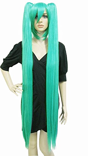 Anangel Hair Miku's Day Vocaloid Hatsune Miku Cosplay Wig Turquoise Anime