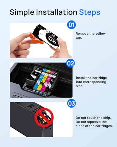 GPC IMAGE Compatible Ink Cartridge Replacement for Epson 33XL for Expression Premium XP-540 XP-530 XP-830 XP-7100 XP-900 XP-640 XP-630 XP-635 XP-645 (Black Photo Black Cyan Magenta Yellow 15-Pack)
