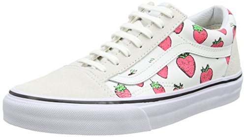 Vans Old Skool Strawberries True White (Size 6.5 Womens)
