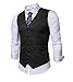 AOYOG Mens Formal Business Vest for Suit Tuxedo