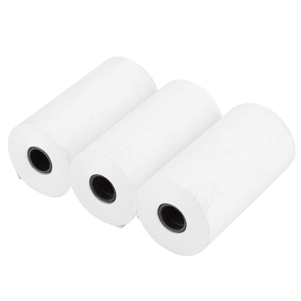 Socobeta 3PCs Thermal Paper Portable 56MM Waterproof Printer Paper Printing Machine Accessories